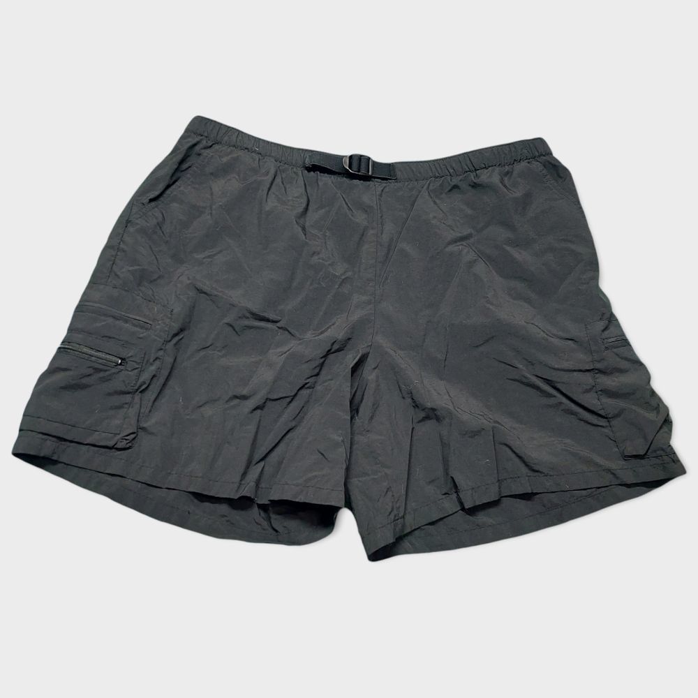 Columbia Activewear Hiking Cargo Black Shorts XL EUC
